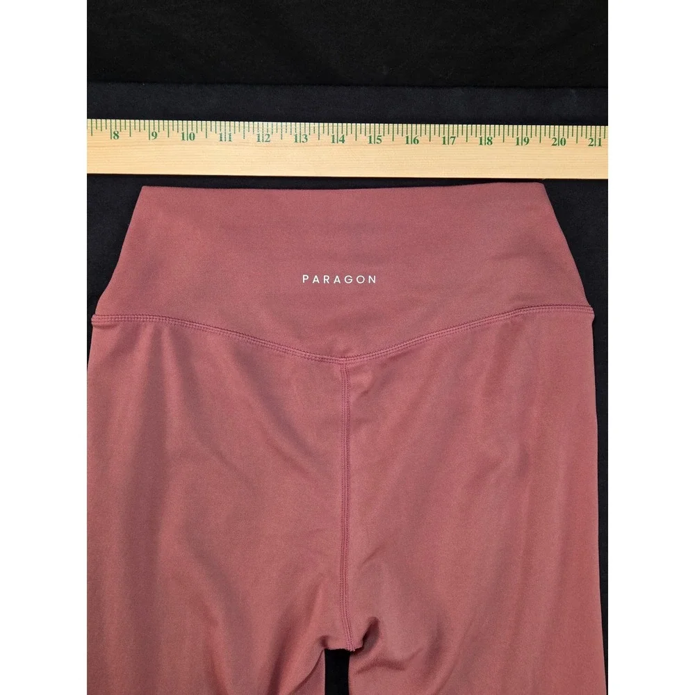 Paragon Women Crossover Waistband High Rise‎ Athletic Leggings Yoga Pants Size M